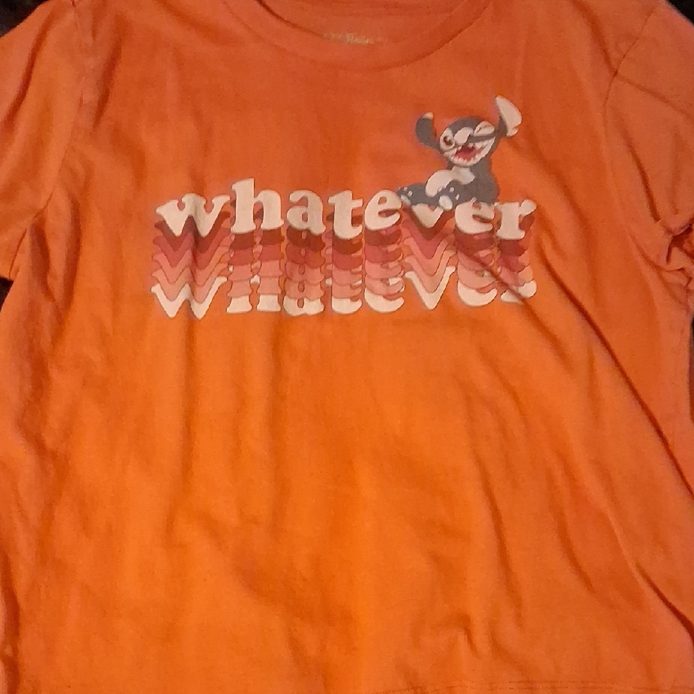 Orange Kids Shirt with Graphic Design